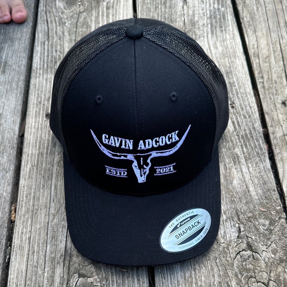Gavin Adcock concert skull hat cap